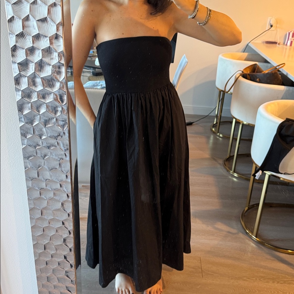 Enza Costa Cotton Resort Strapless Dress- NEVER WORN